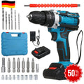 DrillMaster | Ηλεκτρικό δραπάνι με κρούση και μπαταρία (Πλήρες σετ γερμανικό)